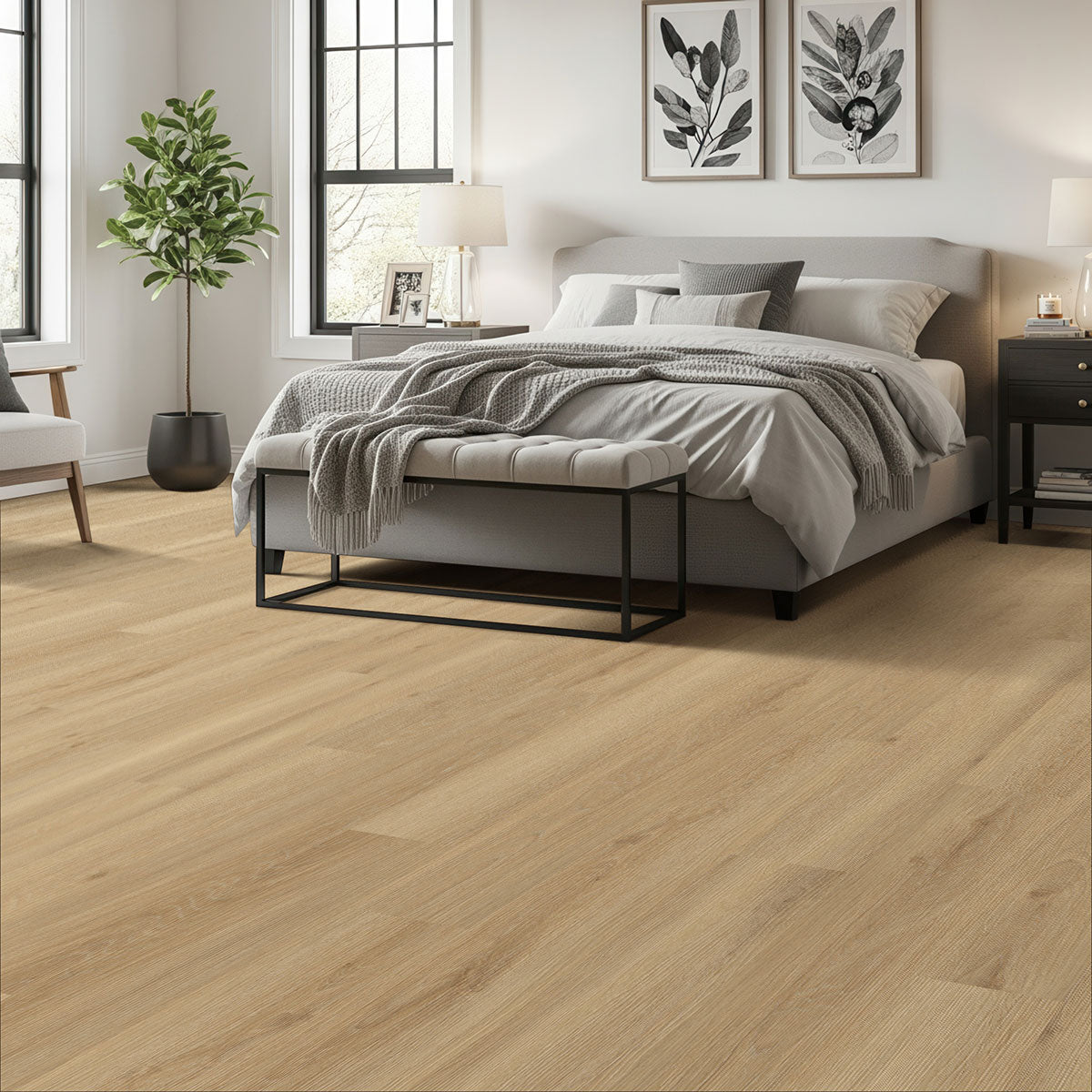 MSI Ashton 2.0 Dunmere 7 in. x 48 in. 4.4mm Rigid Core Luxury Vinyl Plank Flooring, Click Lock, Waterproof, 12 MIL Wear Layer