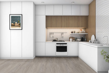 MSI Ashton York Gray 7 in. x 48 in. 4.4mm Rigid Core Luxury Vinyl Plank Flooring, Click Lock, Waterproof, 6 MIL Wear Layer