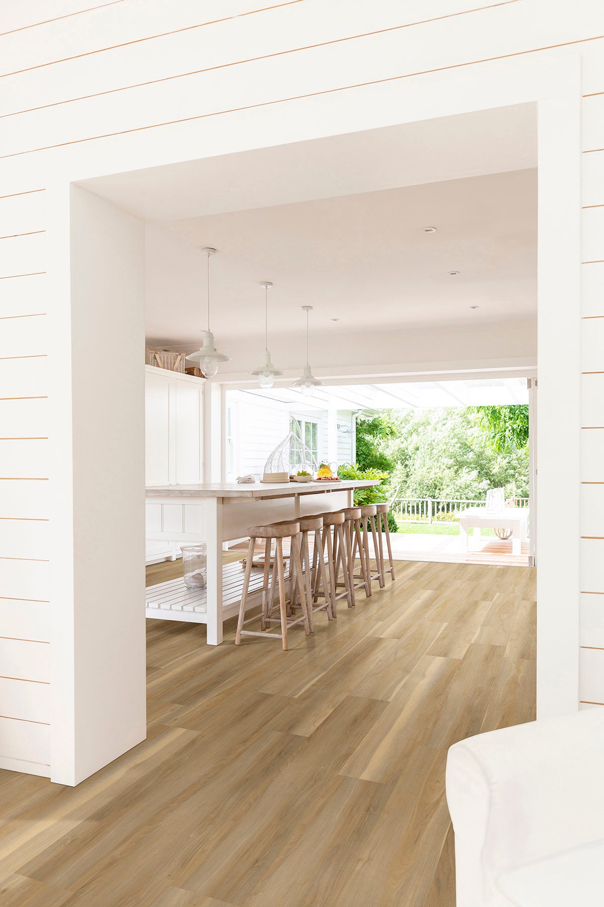 MSI Nove Bayhill Blonde 9 in. x 48 in. 2mm Glue Down Luxury Vinyl Plank Flooring, Waterproof, 6 MIL Wear Layer