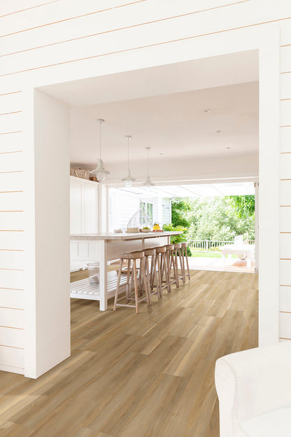 MSI Nove Bayhill Blonde 9 in. x 48 in. 2mm Glue Down Luxury Vinyl Plank Flooring, Waterproof, 6 MIL Wear Layer