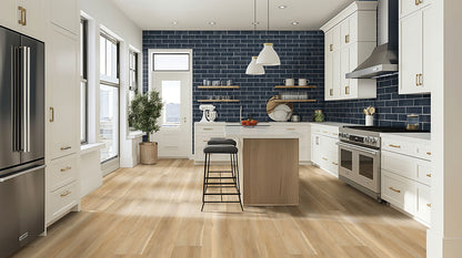 MSI Nove Bayhill Blonde 9 in. x 48 in. 2mm Glue Down Luxury Vinyl Plank Flooring, Waterproof, 6 MIL Wear Layer