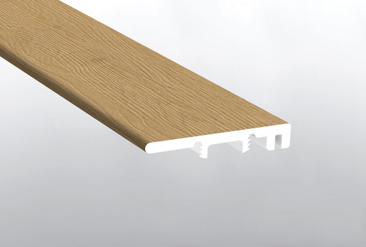 MSI Bayshore Linen 0.63 in. T x 78 in. L x 2 in. W Vinyl End Cap Molding for Luxury Vinyl Flooring