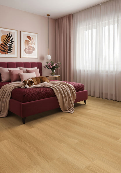 MSI Nove Bayside Buff 9 in. x 48 in. 2mm Glue Down Luxury Vinyl Plank Flooring, Waterproof, 6 MIL Wear Layer