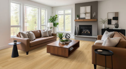 MSI Nove Bayside Buff 9 in. x 48 in. 2mm Glue Down Luxury Vinyl Plank Flooring, Waterproof, 6 MIL Wear Layer