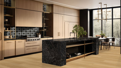 MSI Laurel Bayside Buff 9 in. x 48 in. 5mm Rigid Core Luxury Vinyl Plank Flooring, Click Lock, 20 MIL Wear Layer