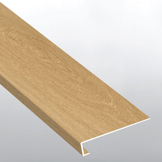 MSI Bayside Buff 1.25 in. T x 47.25 in. L x 12 in. W Vinyl Stair Tread Eased Edge Molding for Luxury Vinyl Flooring Wrapped