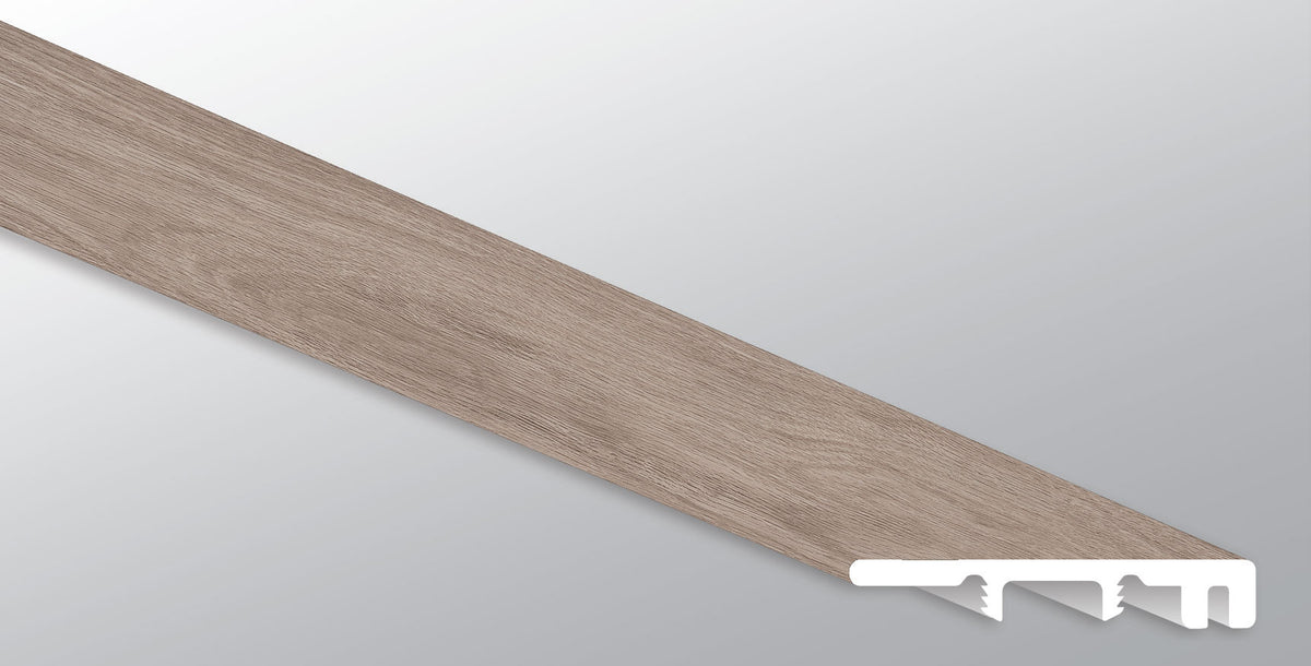 MSI Bleached Elm 0.25 in. T x 94 in. L x 1.5 in. W Vinyl End Cap Molding for Luxury Vinyl Flooring