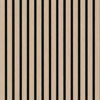 MSI-BLONDE 94.5 In. x 9.5 In. 3D Fluted Wood Slat Acoustic Sound Absorbing Wall Paneling (Set of 4)