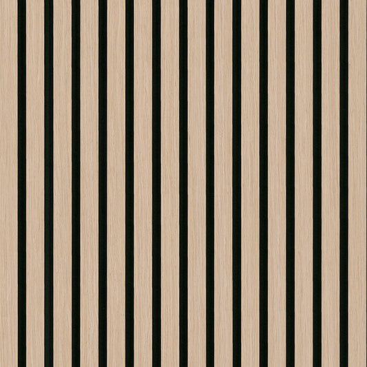 MSI-BLONDE 94.5 In. x 9.5 In. 3D Fluted Wood Slat Acoustic Sound Absorbing Wall Paneling (Set of 4)