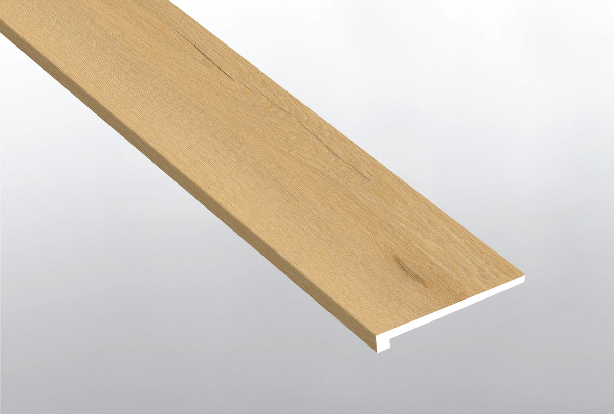 MSI Bluffview 1.25 in. T x 47.25 in. L x 12 in. W Vinyl Stair Tread Eased Edge Molding for Luxury Vinyl Flooring