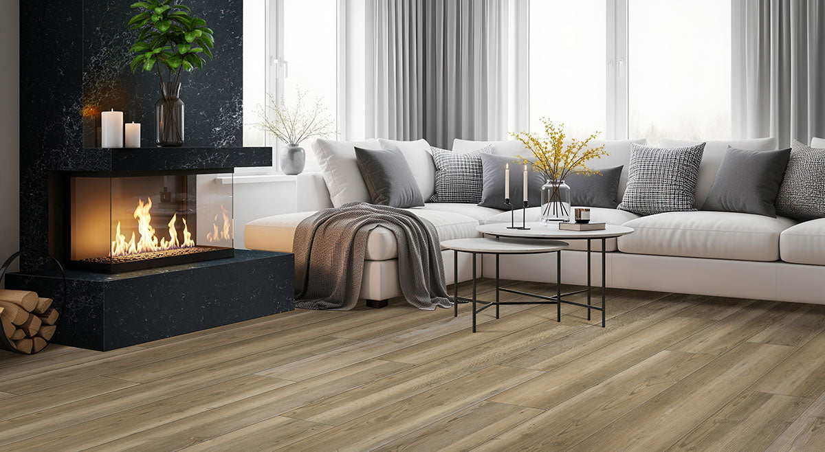 MSI XL Prescott Brookings 9 in. x 60 in. 6.5mm Rigid Core Luxury Vinyl Plank Flooring, Click Lock, Waterproof, 20 MIL Wear Layer