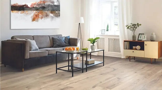 MNY 15 6MM - 22MIL - 7" X 48" Click Lock Waterproof Luxury Vinyl Plank Flooring (21.63sqft/Box)
