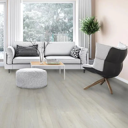 MSI-Andover Whitby White 5MM 20MIL 7" X 48" Click Lock Waterproof Luxury Vinyl Plank Flooring (23.77sqft/Box)