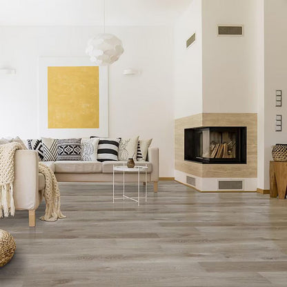 MSI-Cyrus Whitfield Gray 5MM 12MIL 7" X 48" Click Lock Waterproof Luxury Vinyl Plank Flooring (23.77sqft/Box)