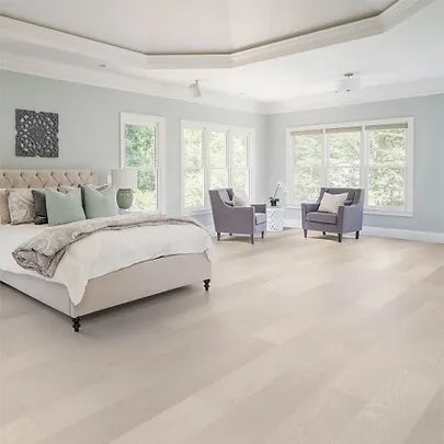 Valinge-Engineered Hardwood Powder White 8.25" x 87" Hardwood Plank (19.50 sq.ft./ctn)