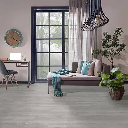MNY 89 (5MM) - 22MIL - 7" X 48" Click Lock Waterproof Luxury Vinyl Plank Flooring (26.43sqft/Box)