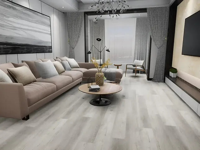 MNY 39 5MM - 22MIL - 7" X 48" Click Lock Waterproof Luxury Vinyl Plank Flooring (26.43sqft/Box)