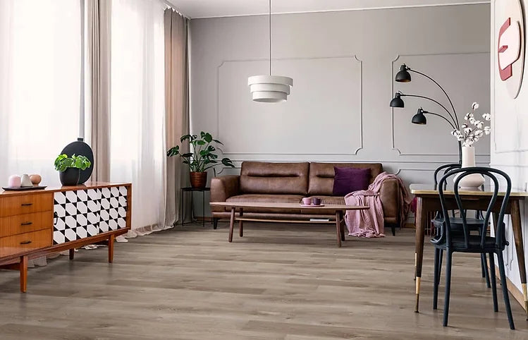 MSI-Cyrus Whitfield Gray 5MM 12MIL 7" X 48" Click Lock Waterproof Luxury Vinyl Plank Flooring (23.77sqft/Box)