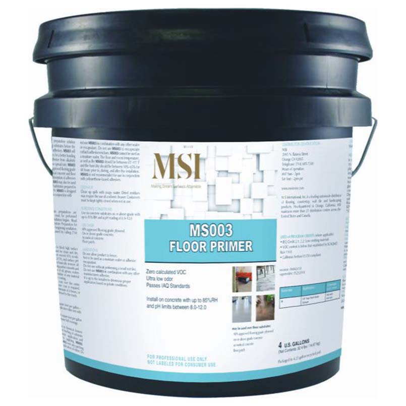 MSI MS003 Concrete & Floor Primer – 4 Gallon Pail