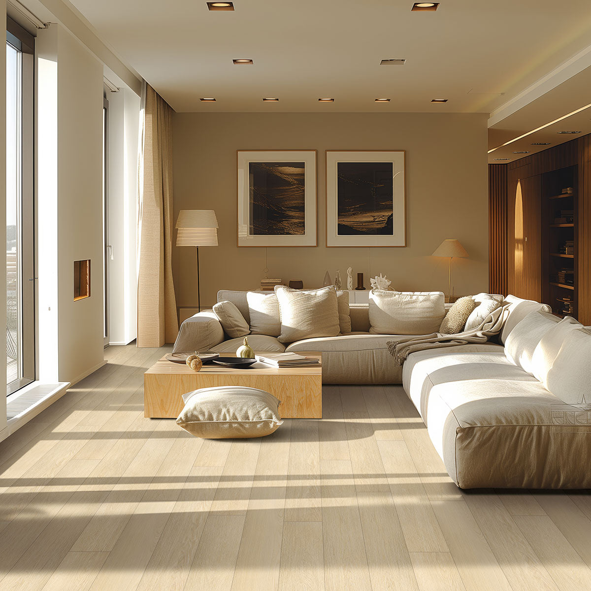 MSI Cyrus Lenexa Creek 7 in. x 48 in. 5mm Rigid Core Luxury Vinyl Plank Flooring, Click Lock, 12 MIL Wear Layer
