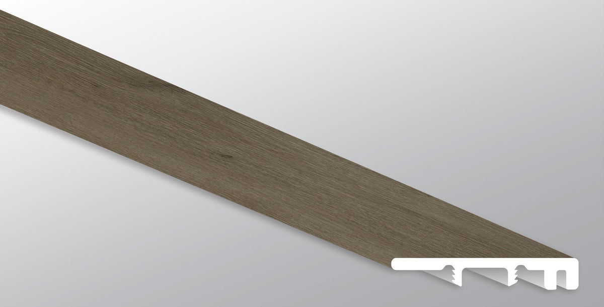 MSI Doack 0.25 in. T x 94 in. L x 1.5 in. W Vinyl End Cap Molding for Luxury Vinyl Flooring