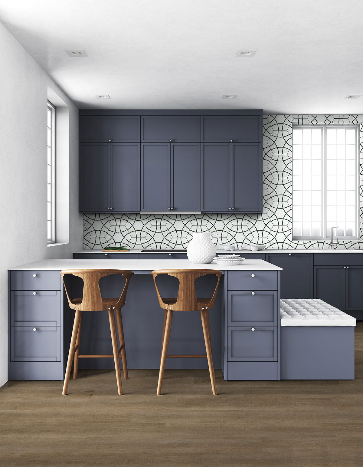 MSI Studio Doack 9 in. x 48 in. 9mm Rigid Core Luxury Vinyl Plank Flooring, Waterproof, 30 MIL Wear Layer