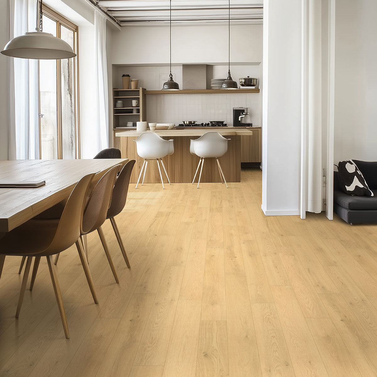 MSI Smithcliffs Doverville 7.56 in. x 50.59 in. 10mm Rigid Core Luxury Vinyl Plank Flooring, Click Lock, Waterproof, 20 MIL Wear Layer