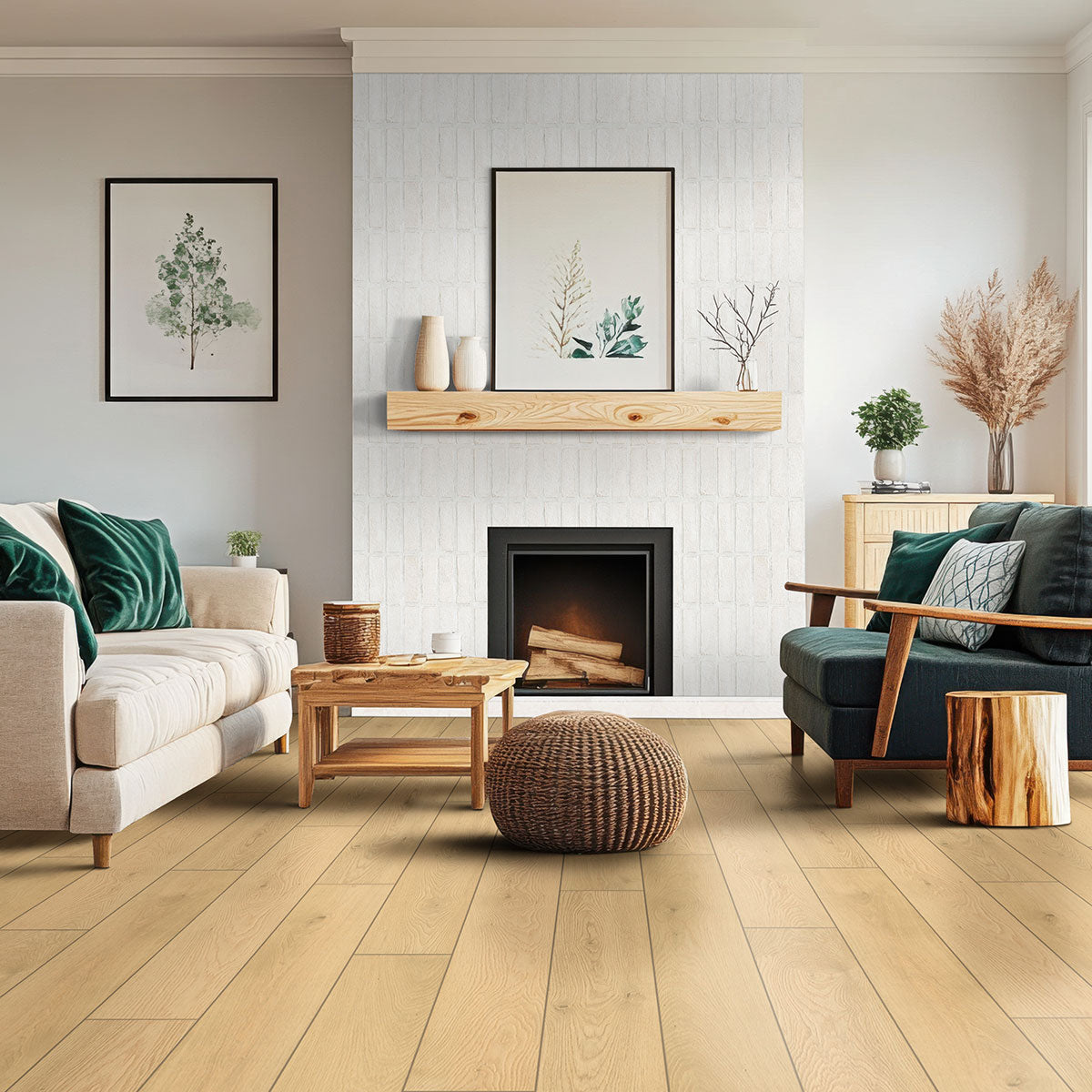 MSI Smithcliffs Doverville 7.56 in. x 50.59 in. 10mm Rigid Core Luxury Vinyl Plank Flooring, Click Lock, Waterproof, 20 MIL Wear Layer