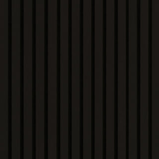 MSI-EBONY 94.5 In. x 9.5 In. 3D Fluted Wood Slat Acoustic Sound Absorbing Wall Paneling (Set of 4)