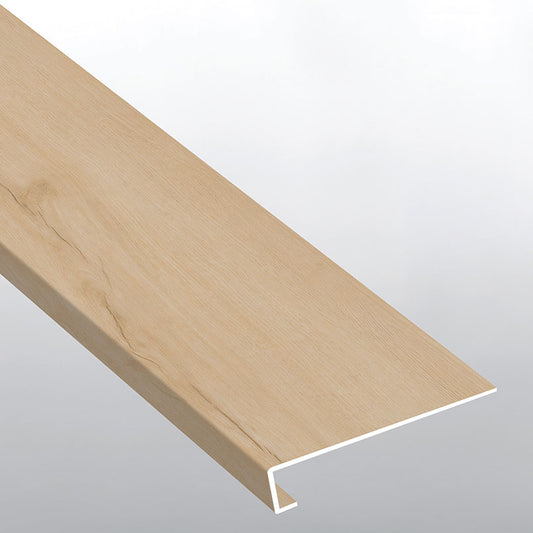 MSI Fallonton 1.25 in. T x 47.25 in. L x 12 in. W Vinyl Stair Tread Eased Edge Molding for Luxury Vinyl Flooring Wrapped