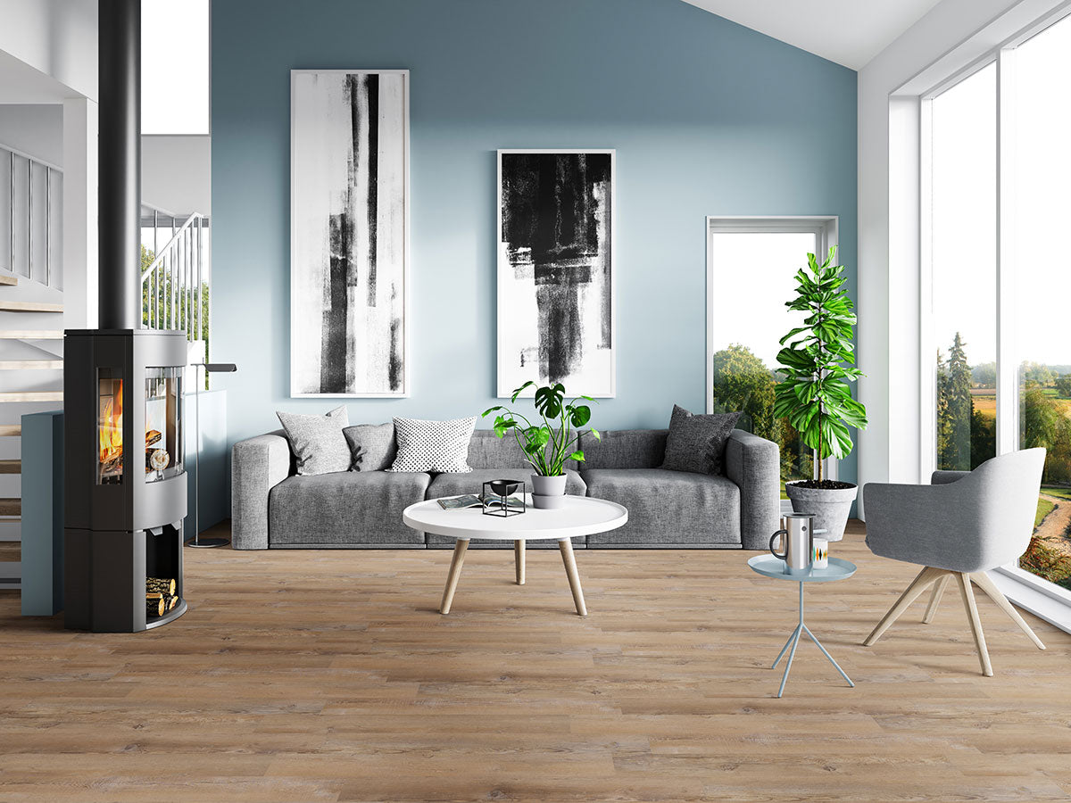 MSI Glenridge Lime Washed Oak 6 in. x 48 in. 2mm Glue Down Luxury Vinyl Plank Flooring, 12 MIL Wear Layer