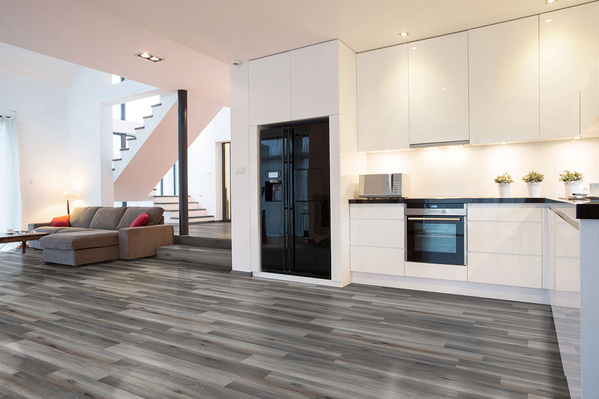 MSI Glenridge Midnight Maple 6 in. x 48 in. 2mm Glue Down Luxury Vinyl Plank Flooring, 12 MIL Wear Layer