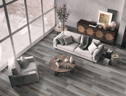 MSI Glenridge Midnight Maple 6 in. x 48 in. 2mm Glue Down Luxury Vinyl Plank Flooring, 12 MIL Wear Layer