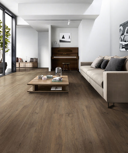 MSI Glenridge Saddle Oak 6 in. x 48 in. 2mm Glue Down Luxury Vinyl Plank Flooring, 12 MIL Wear Layer