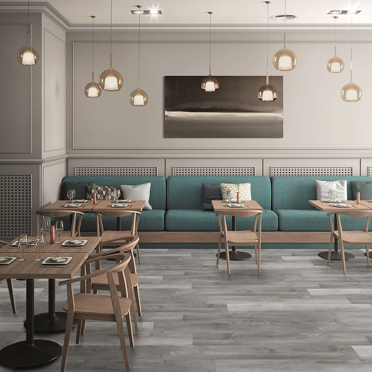 MSI Glenridge Woodrift Gray 6 in. x 48 in. 2mm Glue Down Luxury Vinyl Plank Flooring, 12 MIL Wear Layer