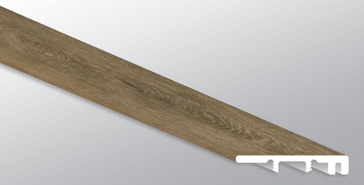 MSI Hatboro Hills 0.25 in. T x 94 in. L x 1.5 in. W Vinyl End Cap Molding for Luxury Vinyl Flooring
