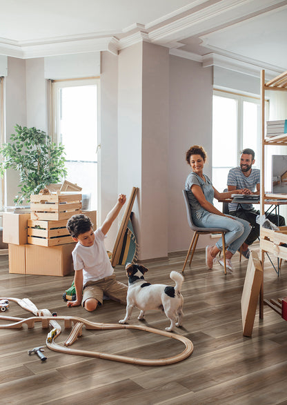 MSI-Andover Highcliffe Greige 5MM 20MIL 7.13" X 48" Click Lock Waterproof Luxury Vinyl Plank Flooring (23.77sqft/Box)