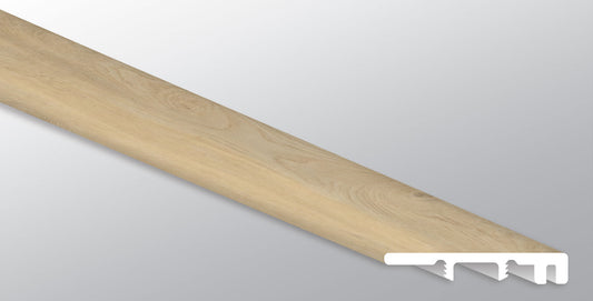 MSI Honey Hollow 0.25 in. T x 94 in. L x 1.5 in. W Vinyl End Cap Molding for Luxury Vinyl Flooring