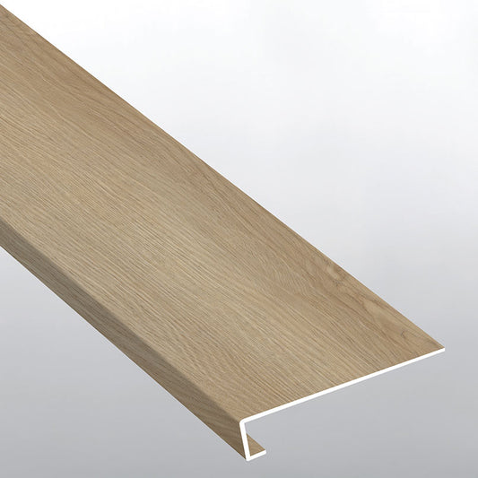 MSI Hyde Haven 1.25 in. T x 47.25 in. L x 12 in. W Vinyl Stair Tread Eased Edge Molding for Luxury Vinyl Flooring Wrapped