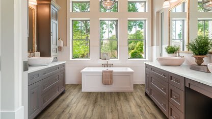 MSI Kallum Walnut Waves 9 in. x 48 in. 5mm Loose Lay Luxury Vinyl Plank Flooring, Waterproof, 20 MIL Wear Layer
