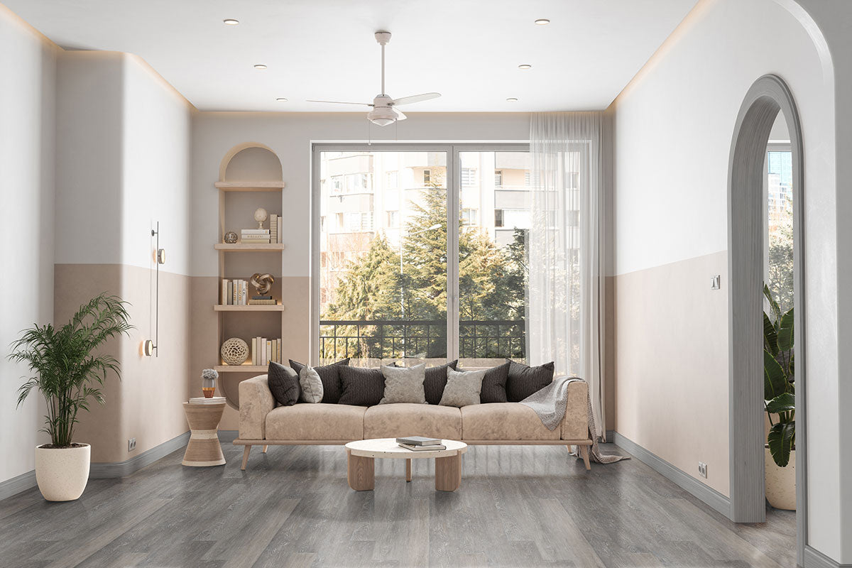 MSI Katavia Elmwood Ash 6 in. x 48 in. 2mm Glue Down Luxury Vinyl Plank Flooring, 6 MIL Wear Layer