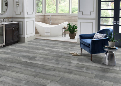 MSI-Andover Kingsdown Gray 5MM 20MIL 7.13" X 48" Click Lock Waterproof Luxury Vinyl Plank Flooring (23.77sqft/Box)