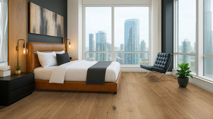 MSI Ladson Leander Oak 7.5 in. x 75 in. 1/2 in. Thick 2mm Veneer Engineered Hardwood Flooring