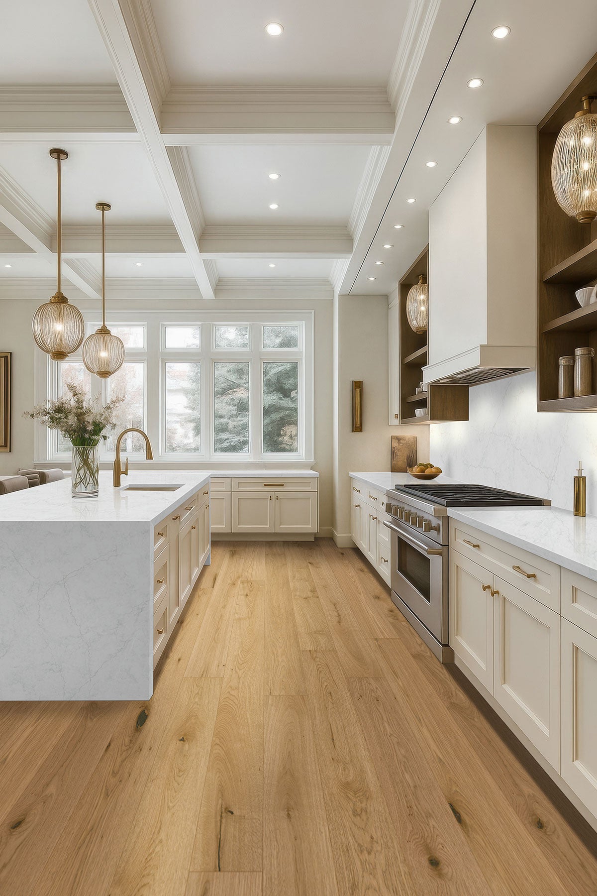 MSI Ladson Leander Oak 7.5 in. x 75 in. 1/2 in. Thick 2mm Veneer Engineered Hardwood Flooring