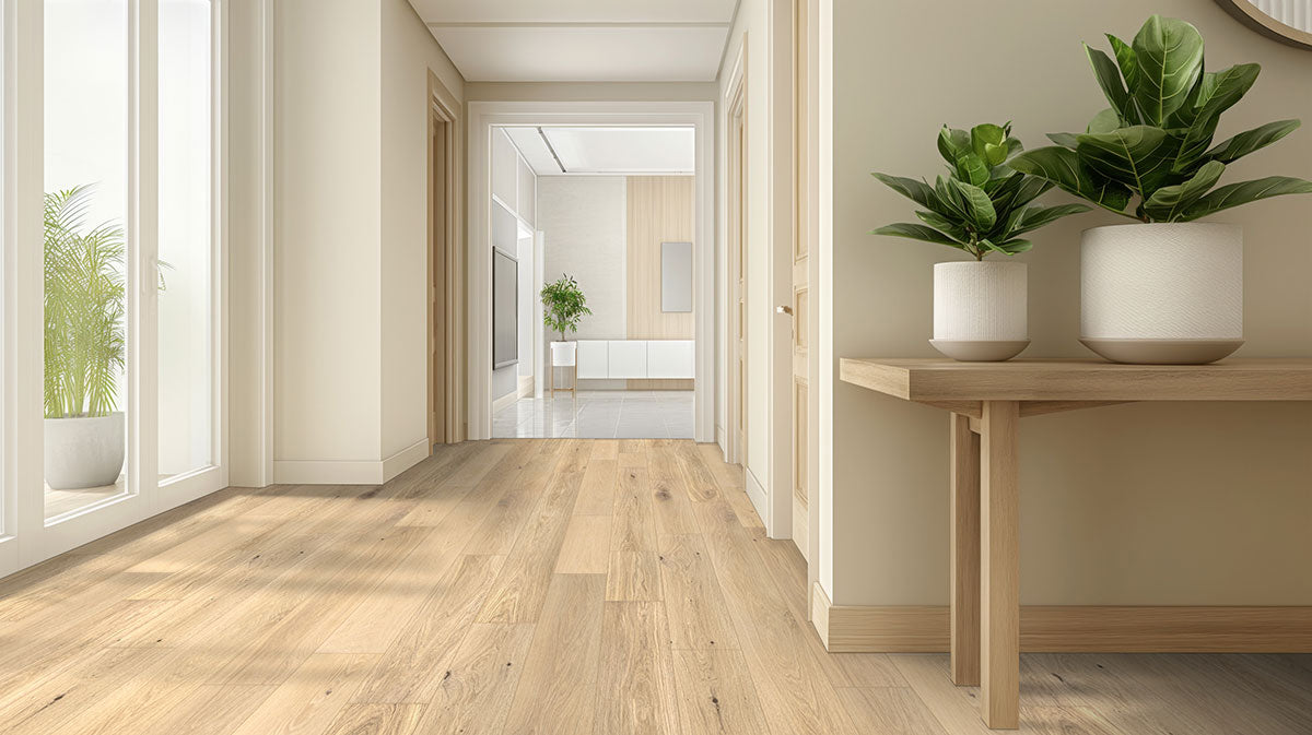 MSI Ladson-Tualatin Blonde Engineered Hardwood 7.5"W X 75"L 1/2"Thick 2MM Veneer (35.25sqft/Box)