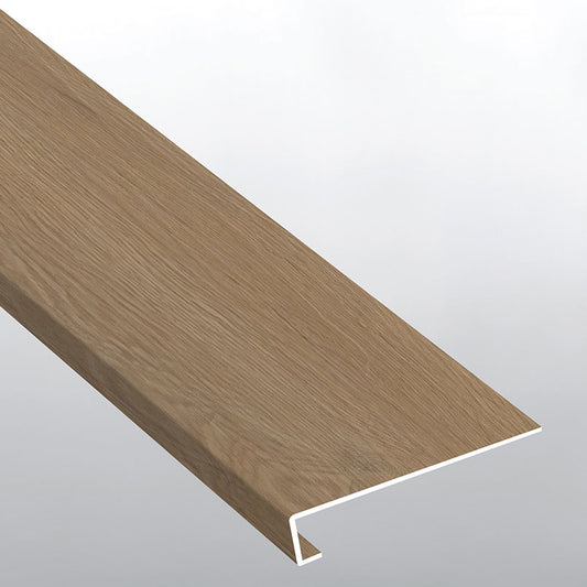 MSI Larkin 1.25 in. T x 47.25 in. L x 12 in. W Vinyl Stair Tread Eased Edge Molding for Luxury Vinyl Flooring Wrapped