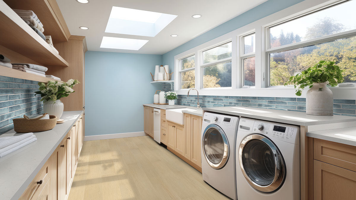 MSI Laurel Malta 9 in. x 48 in. 5mm Rigid Core Luxury Vinyl Plank Flooring, Click Lock, Waterproof, 20 MIL Wear Layer