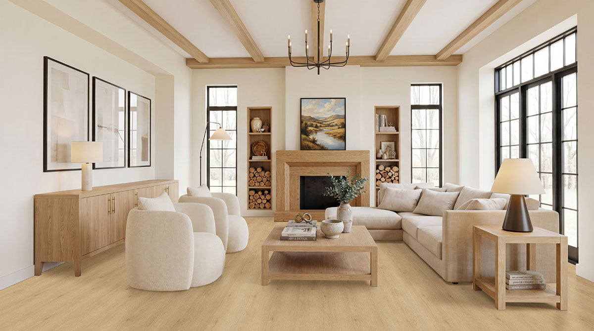 MSI Laurel Ventaro 9 in. x 48 in. 5mm Rigid Core Luxury Vinyl Plank Flooring, 20 MIL Wear Layer