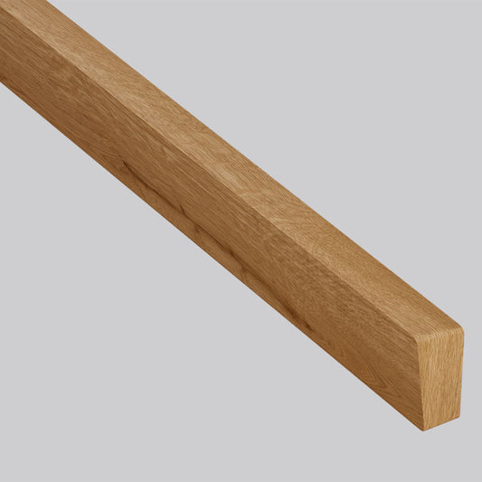 MSI Leander Oak 0.75 in. T x 14.75 in. L x 1.85 in. W Wood Stair Tread Return Molding for Engineered Hardwood Flooring