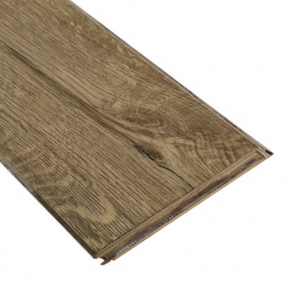 Bruce-Time Honored Light Gray Oak 3/8 in. T x 7.3 in. W Click Lock Wire Brushed Engineered Hardwood Flooring (32.6 sq.ft./ctn)